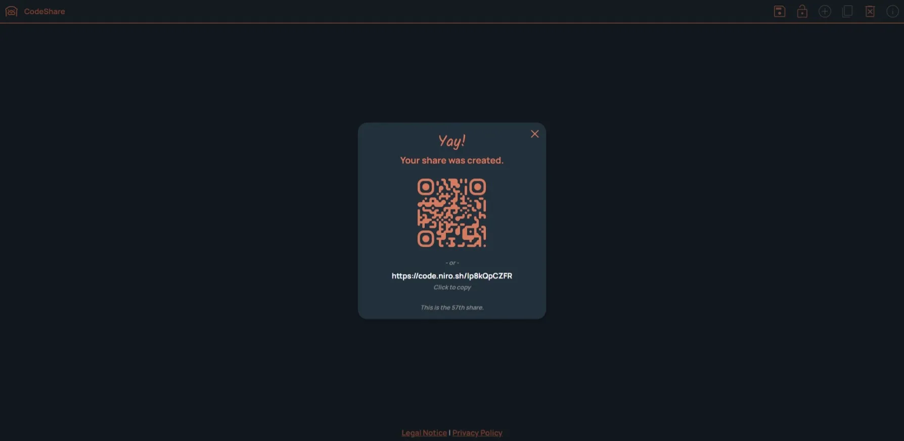 Create share