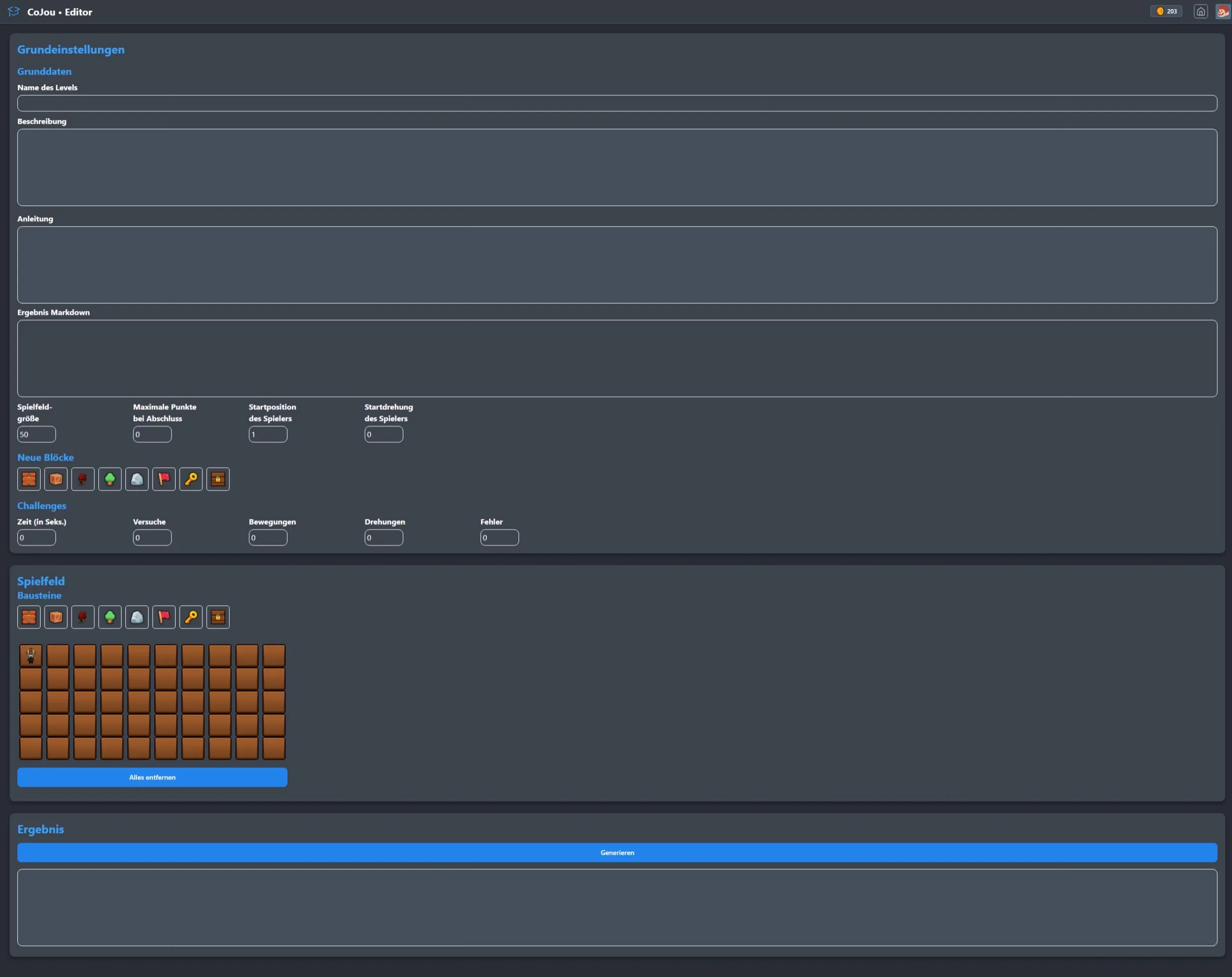 Admin - Level-Editor