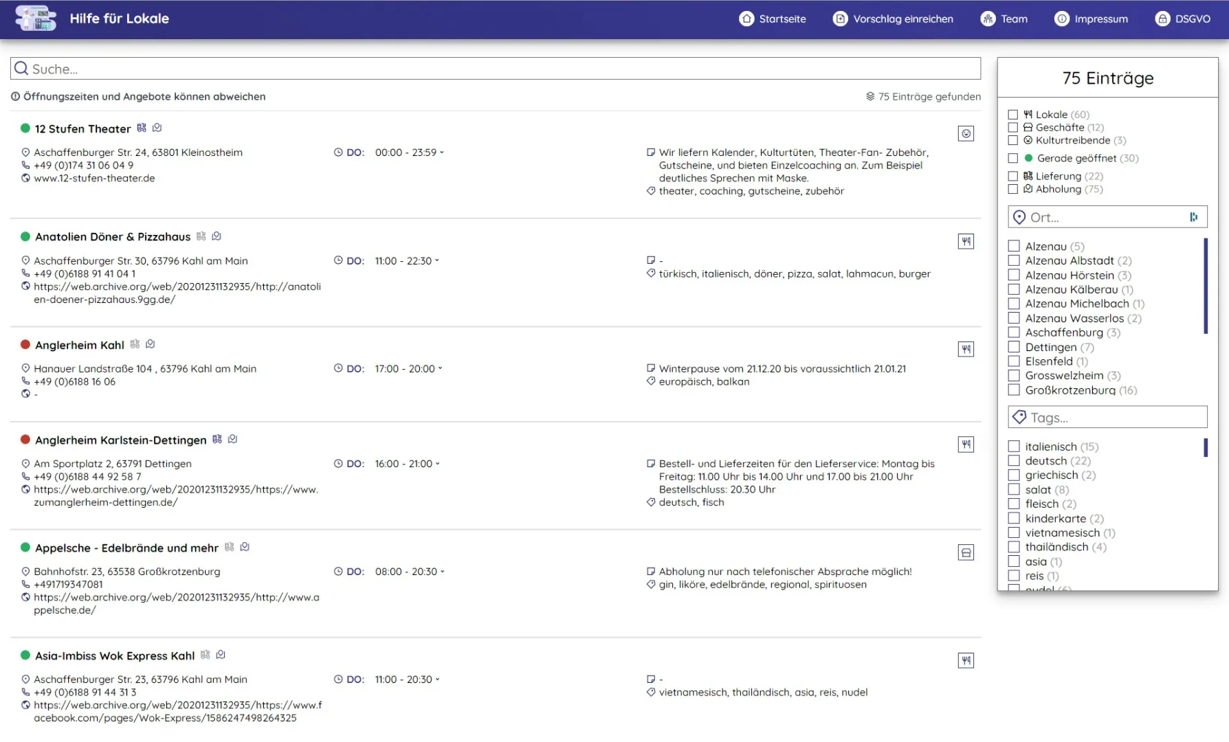 Landingpage