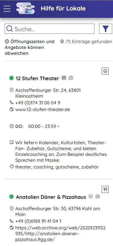 Landingpage-Mobile
